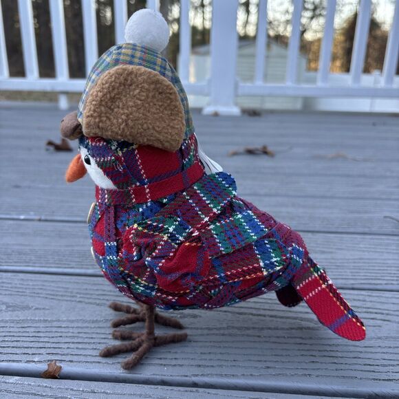 target featherly friends bird Plaid Winter holiday Christmas - Picture 2 of 8